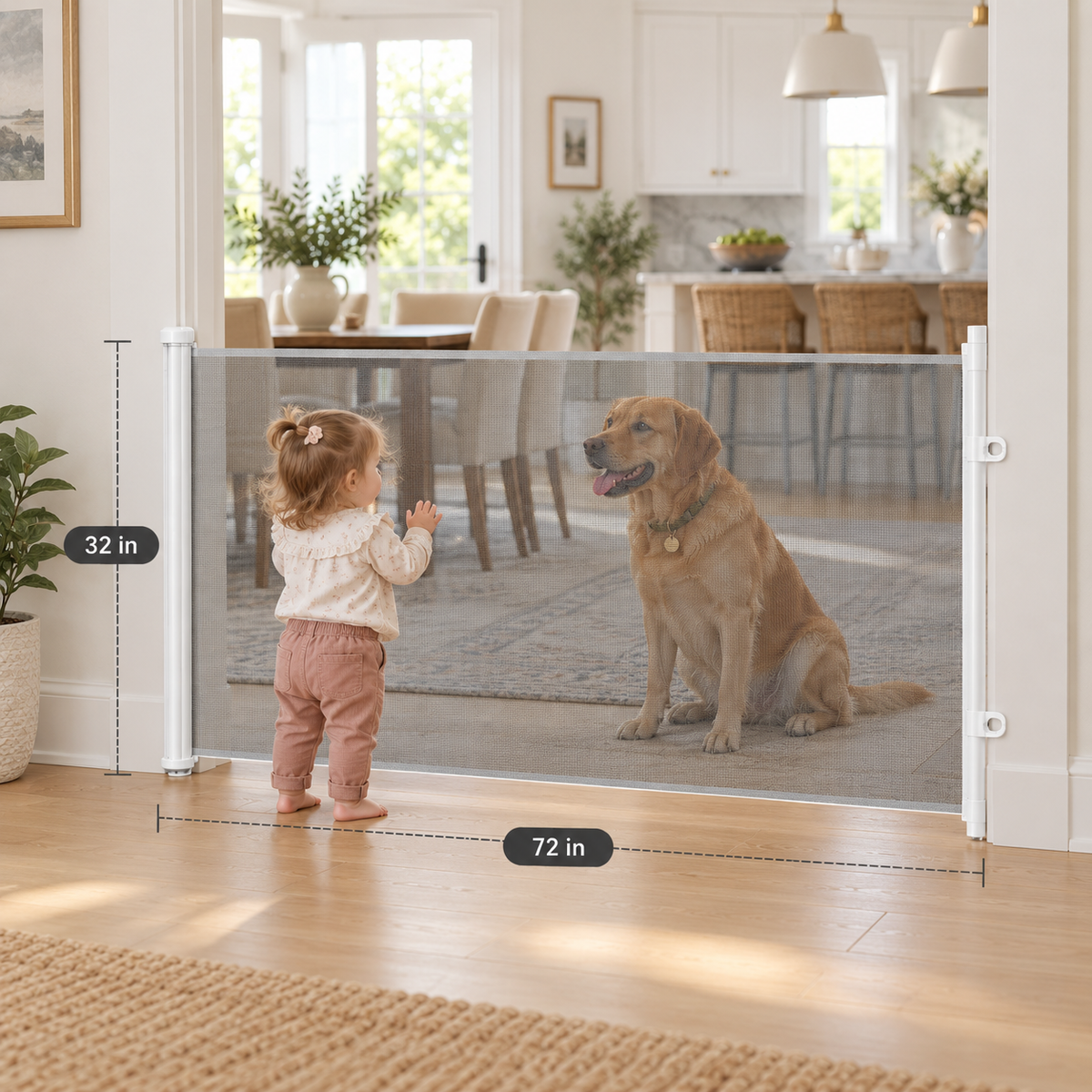 Retractable Safety Gate